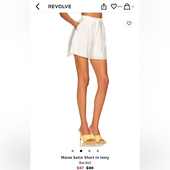 Revolve White shorts - Picture 1 of 4
